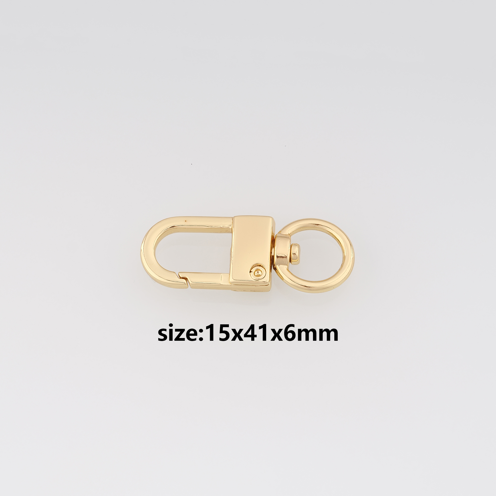 18K Gold Filled Lobster Claw Clasp,Lobster Clasp Lock,Spring Buckle for DIY Jewelry Necklace Bracelet