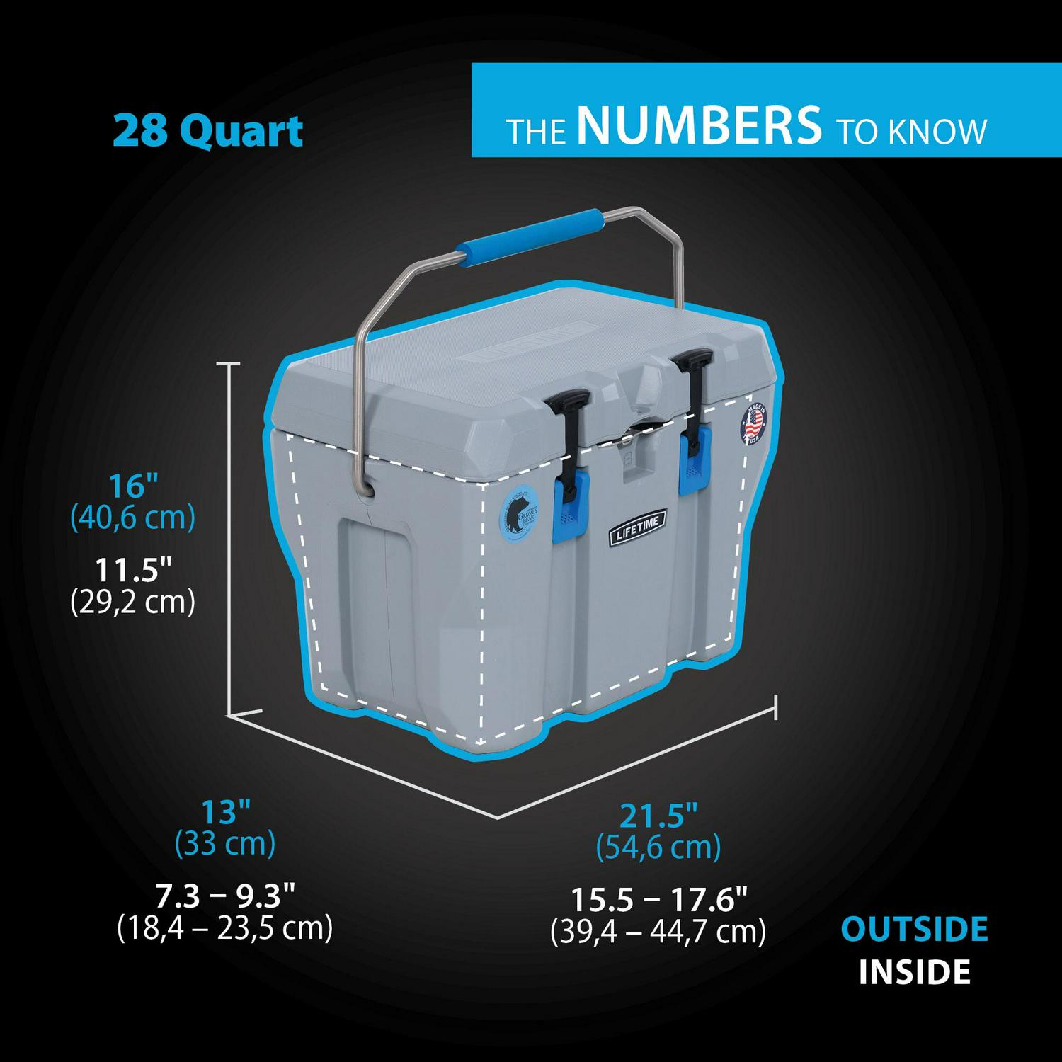 Lifetime 28 Quart High Performance Cooler (90911)