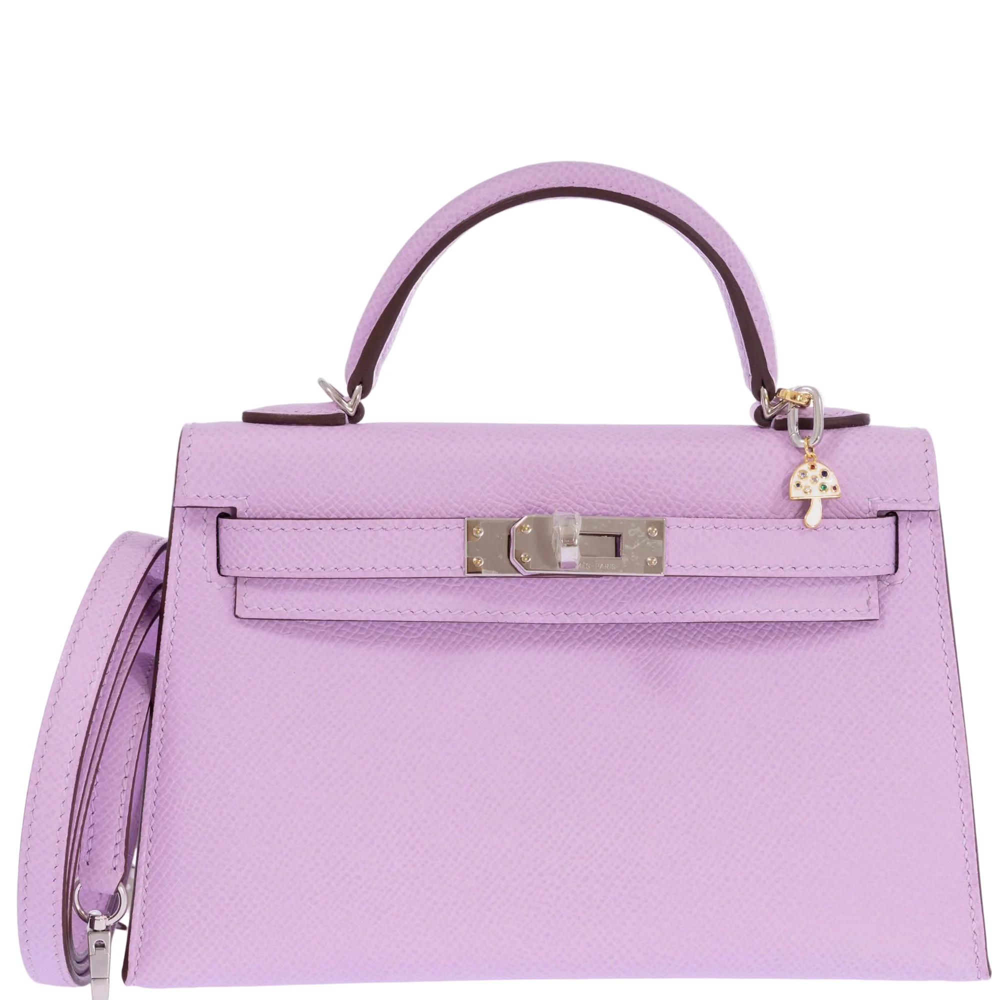 Hermès Mini Kelly II 20 Guimauve Epsom Palladium Hardware