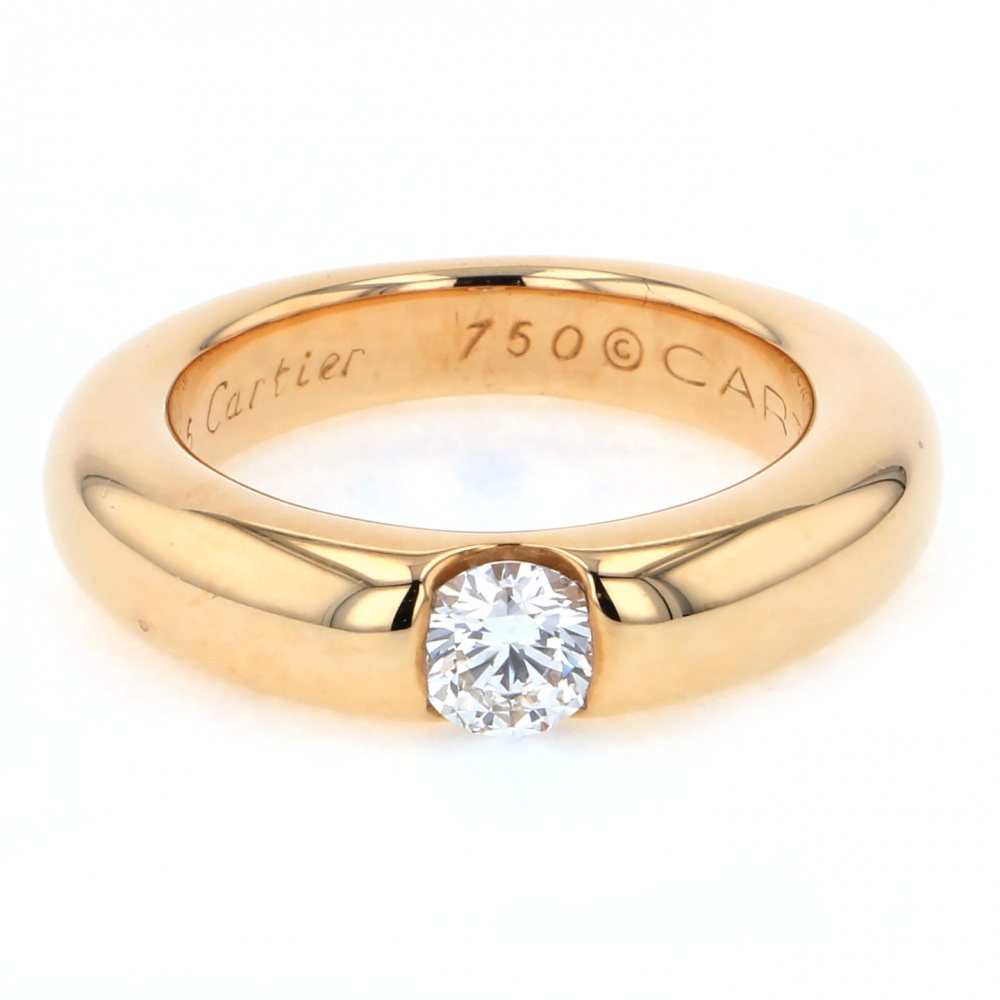 Cartier Yellow Gold Diamond Ring #51 K18YG