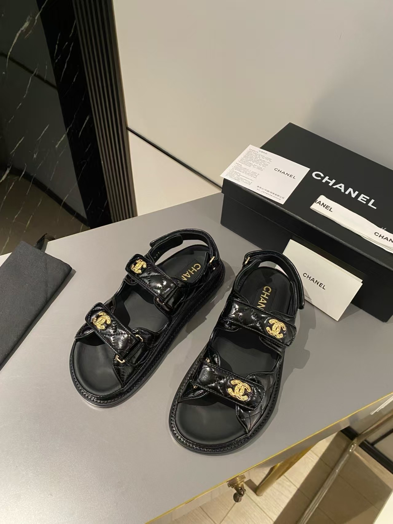 Chanel top version Classic Beach Shoes - cnluxepick