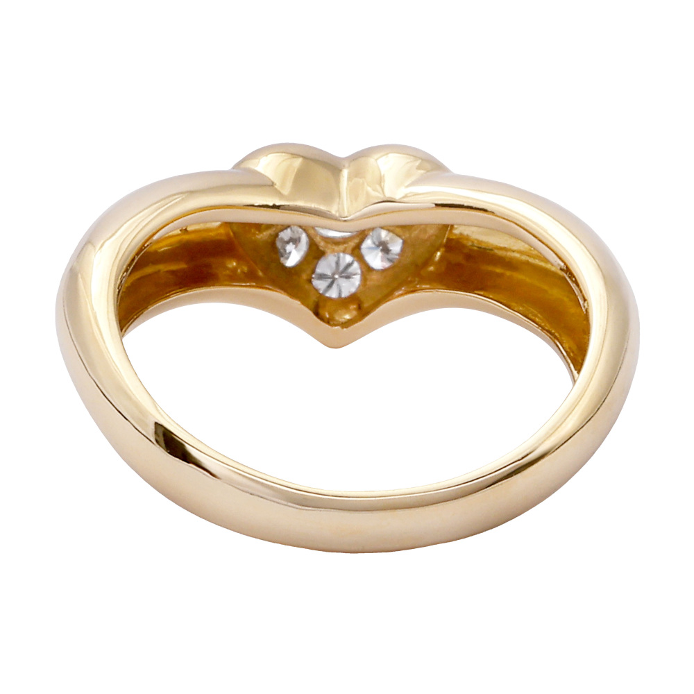Tiffany & Co. Tiffany Heart Diamond K18YG Yellow Gold Ring