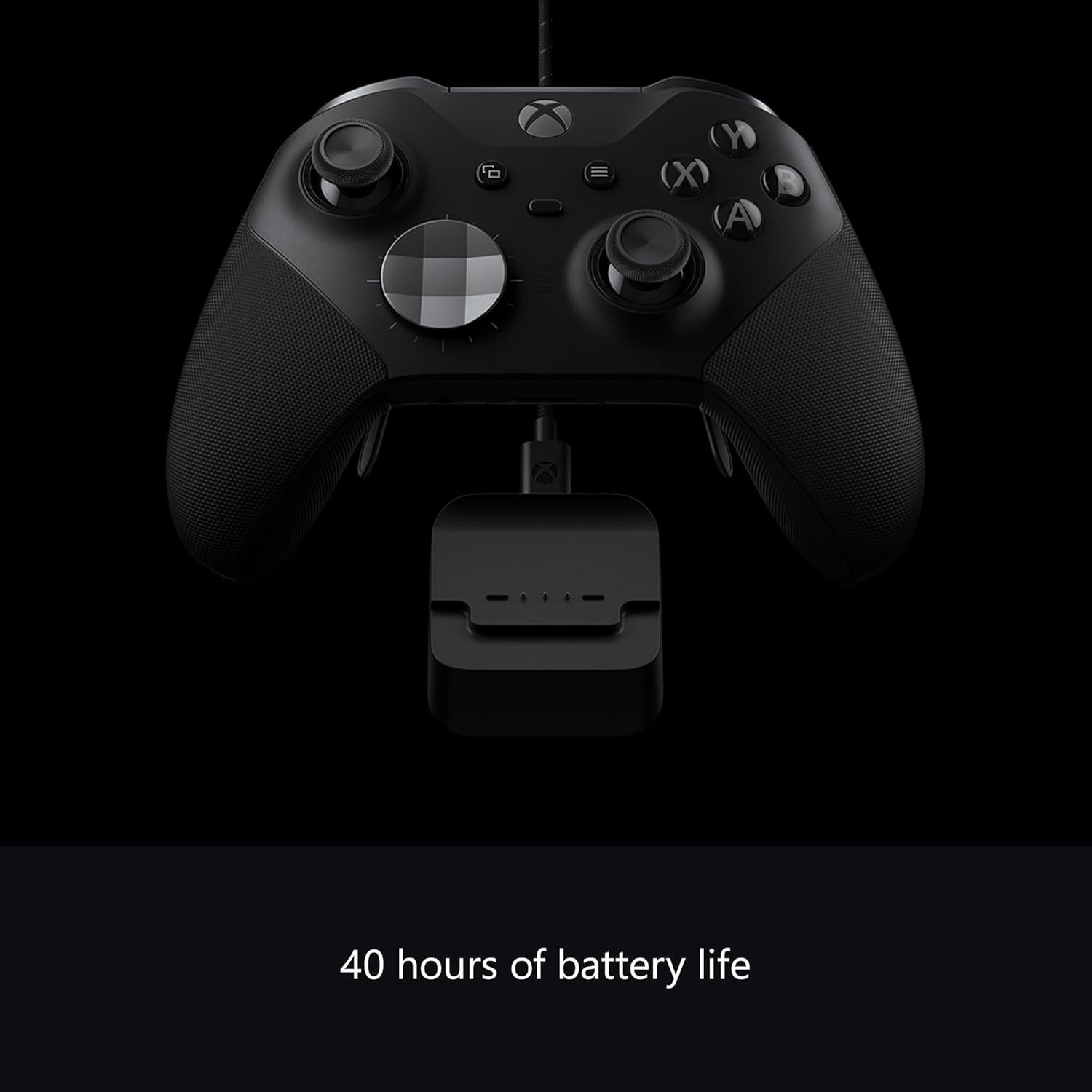 Wireless Gaming Controller | Elite Series 2 | Black | PC, and Android | Adjustable Thumbsticks | Trigger Locks