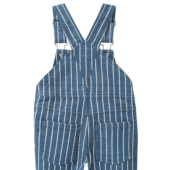 Topomini Baby Jeanslatzhose mit Stickerei