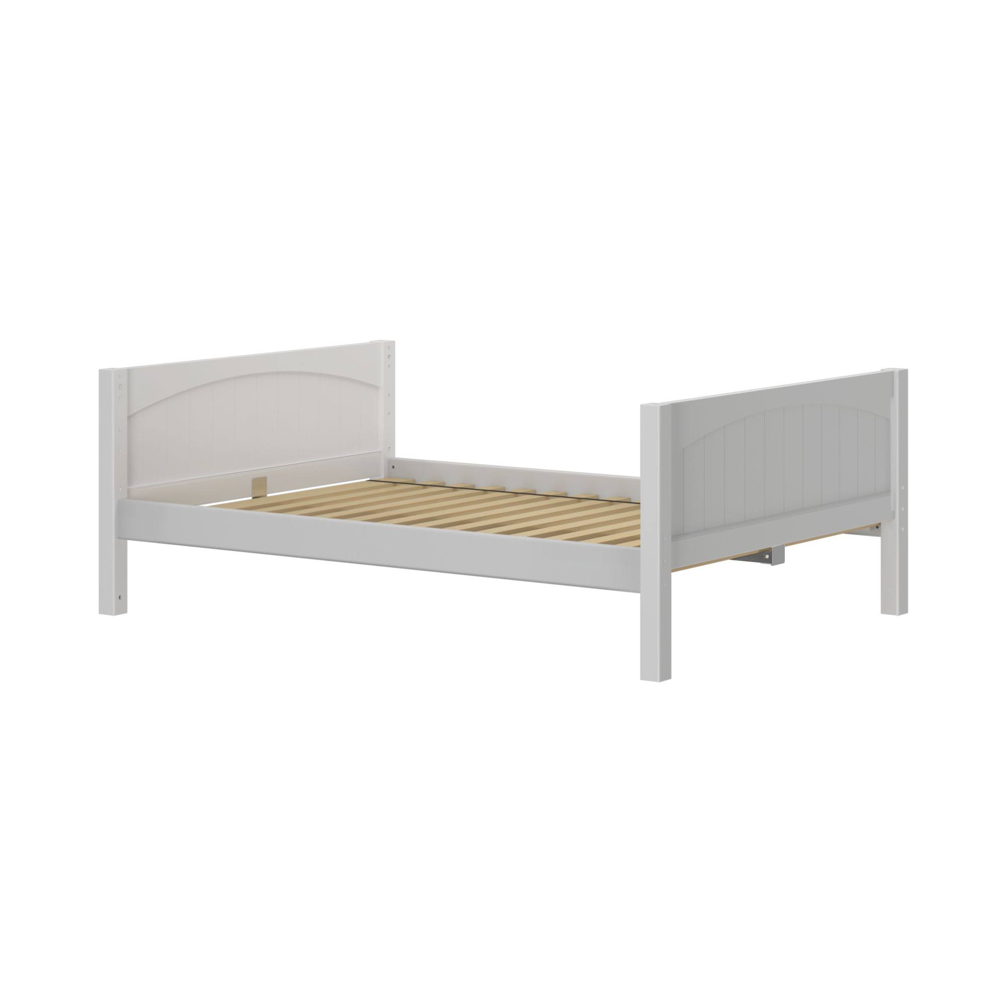 Full XL Basic Bed - Low - Natural Slat
