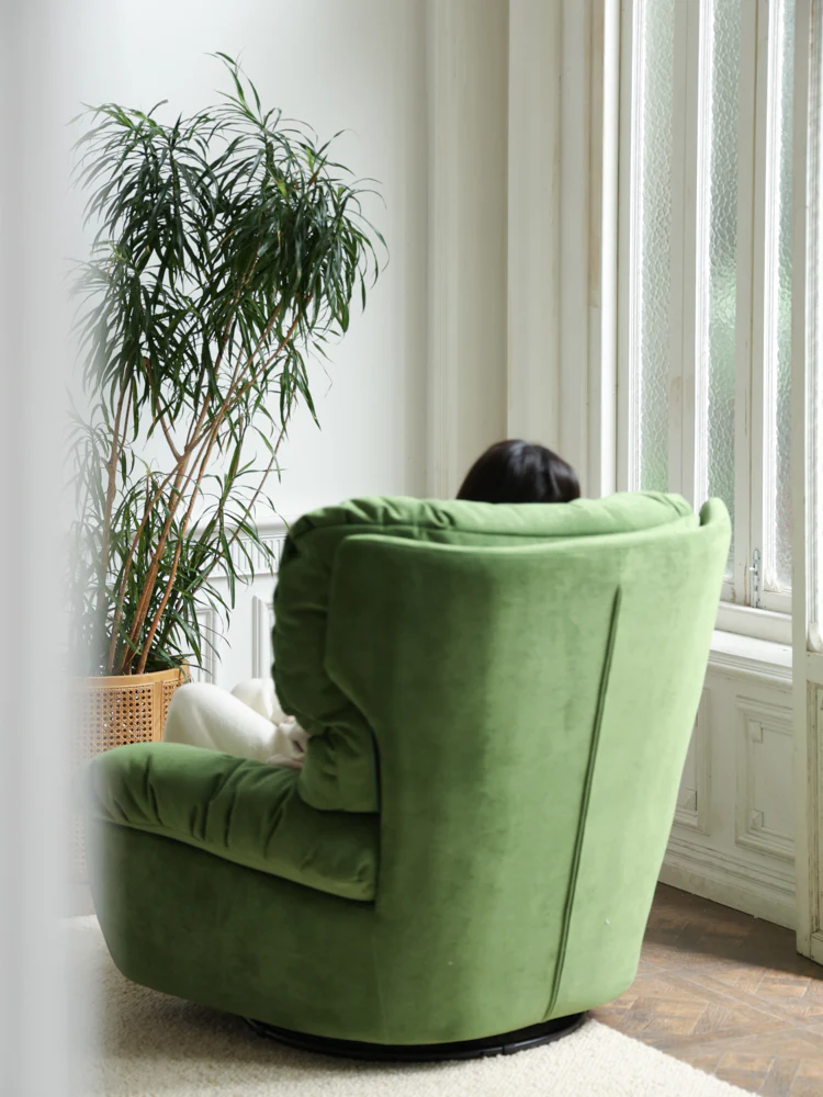 CH058 - Baxt*r First Class Rocking Chair: Feather-filled, Nursery, Reading, Swivel
