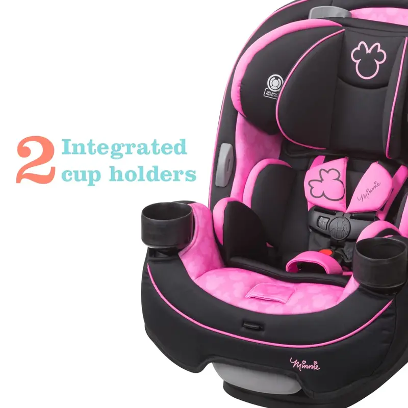 Safety 1st Grow & Go Convertible Car Seat – All-in-One Design with Minnie-Themed Fabric (2025)
