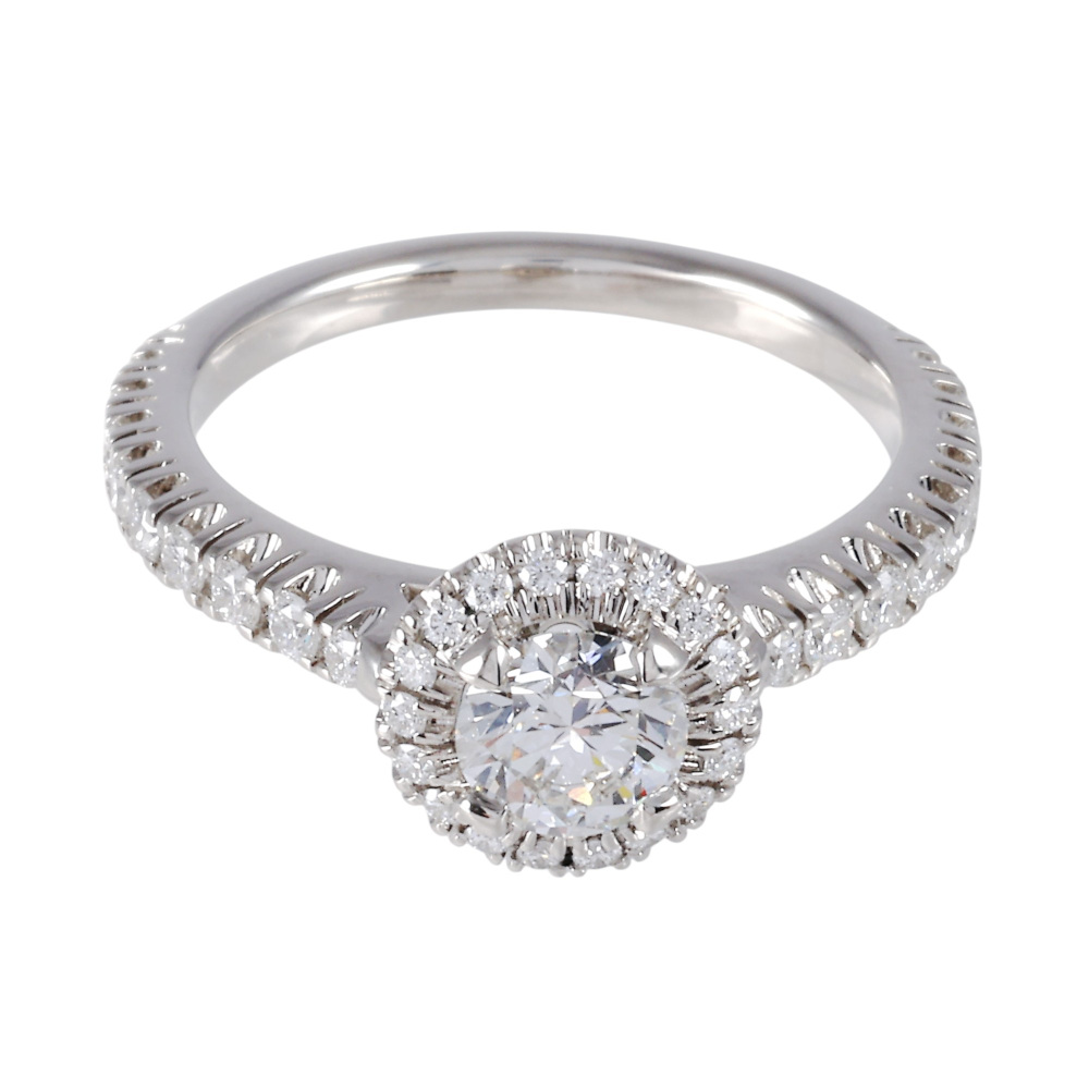 Cartier Destiny Solitaire Diamond Ring Platinum N4245600
