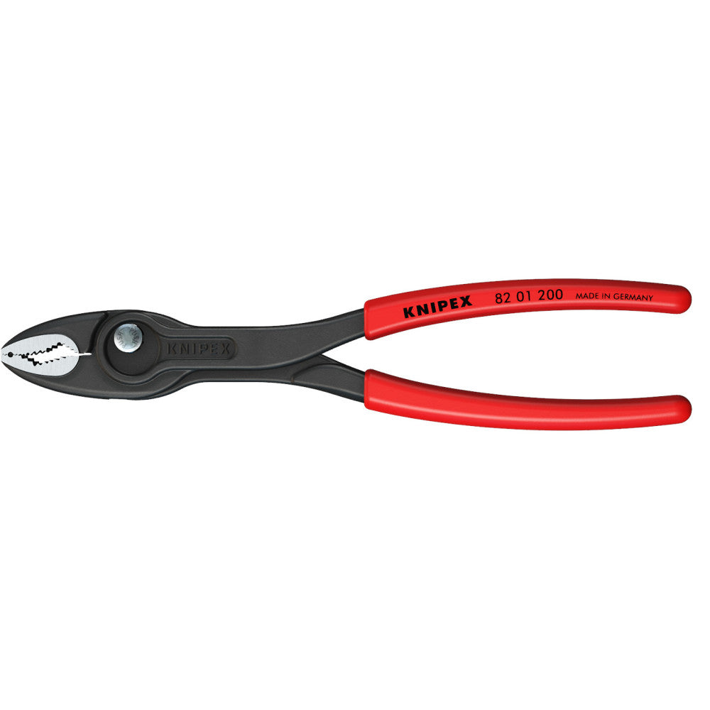 Knipex 8 In. TwinGrip Slip Joint Pliers with Dipped Handle