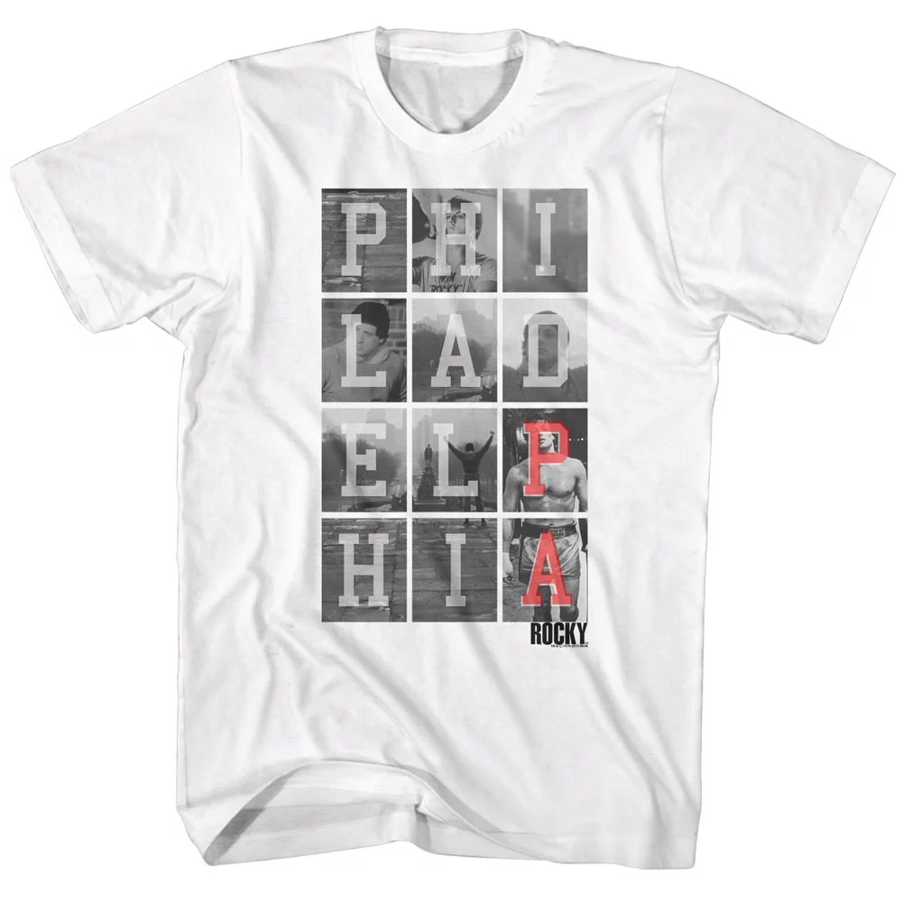 Rocky Movies Philly Cheese Steak Adult Short Sleeve T Shirt