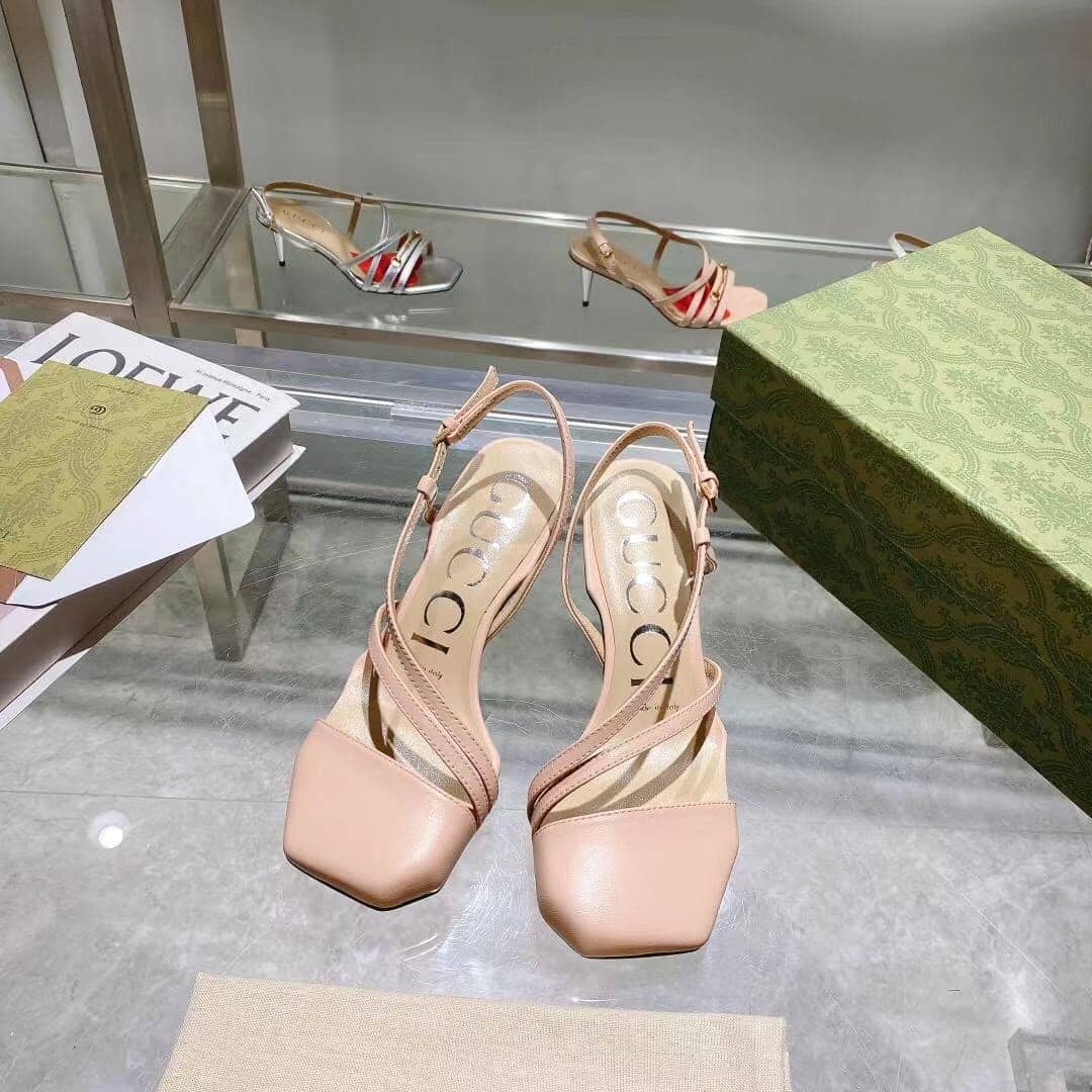 Gucci Rose Gold Mid Heel