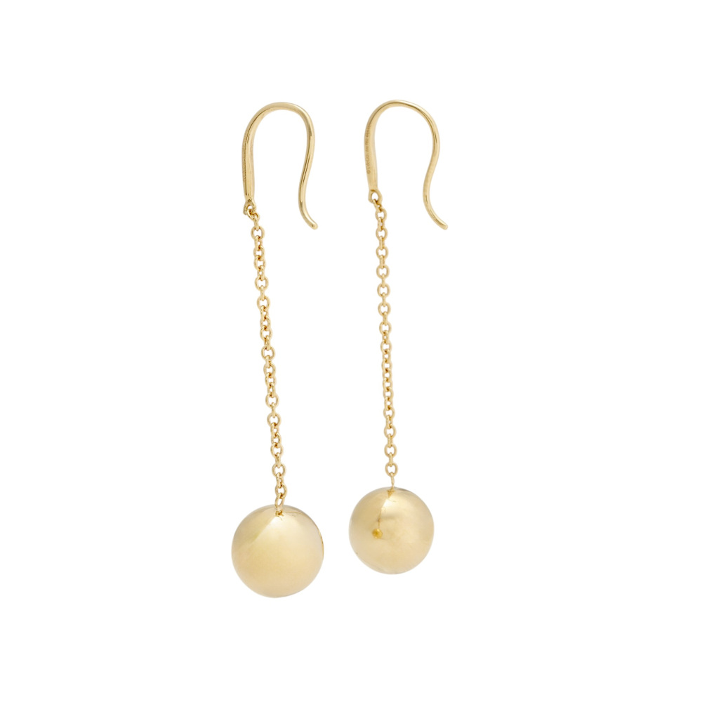 Tiffany & Co. Hardware Earrings 18K Yellow Gold