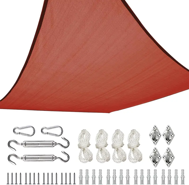 Quictent 20×26 ft Rectangular Sun Shade Sail – 185GSM HDPE, 98% UV Block, White/Grey Dual-Tone