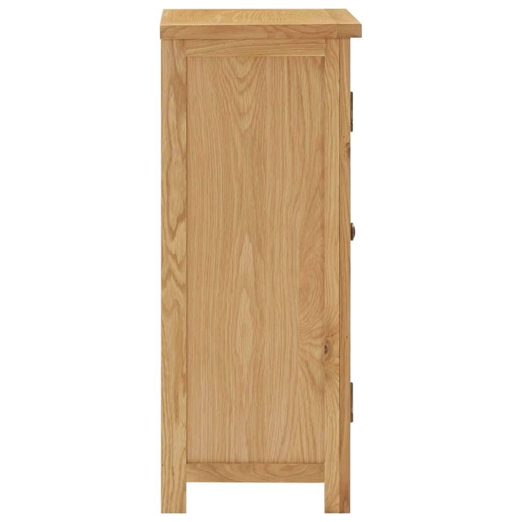 vidaXL Cupboard 17.7x22x12.6x22x33.5x22 Solid Oak Wood