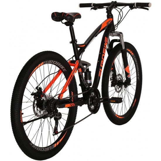 E7 Mountain Bike 27.5 Inches Wheels Dual Suspension Mountain Bicycle 21 Speed MTB