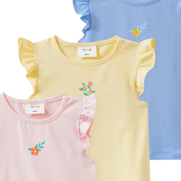 Famy 3 Baby T-Shirts mit Flügelärmeln
