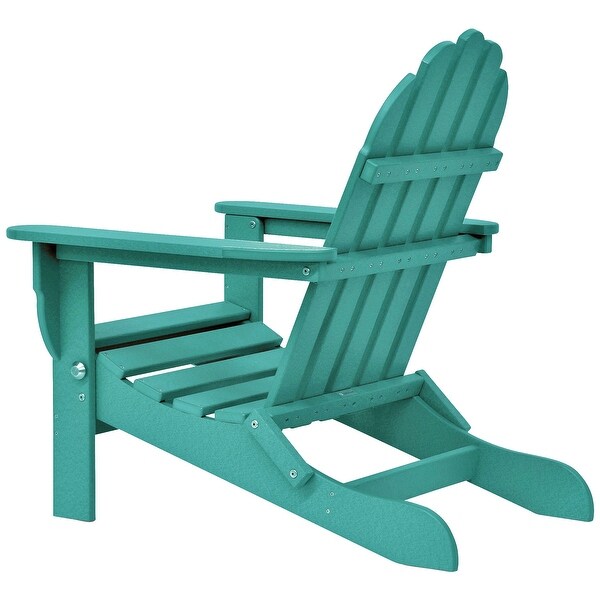 Nelson Recycled Plastic Folding Adirondack Chair by Havenside Home