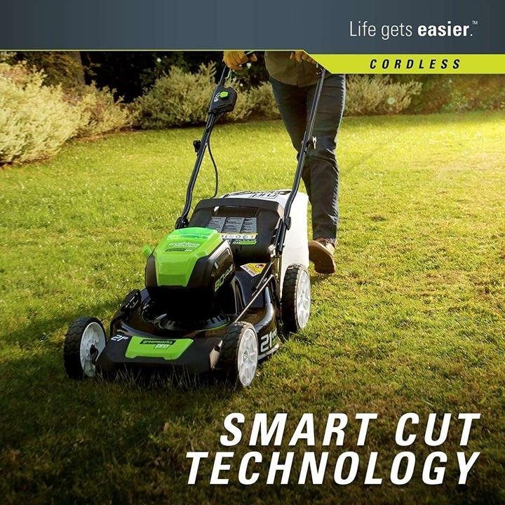 21-Inch 80V Lawn Mower, (2) 2Ah Batteries and Charger Included