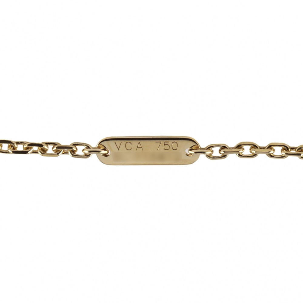 Van Cleef & Arpels Magic Alhambra Ginza Edition Necklace 18K Yellow Gold Mother of Pearl VCARO41300