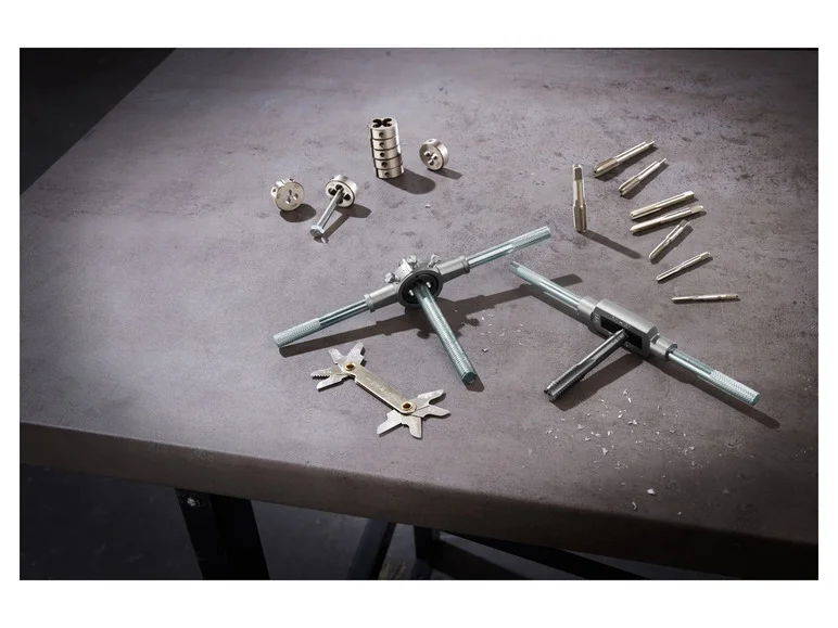 PARKSIDE® Set de filetage et taraudage, 21 pièces