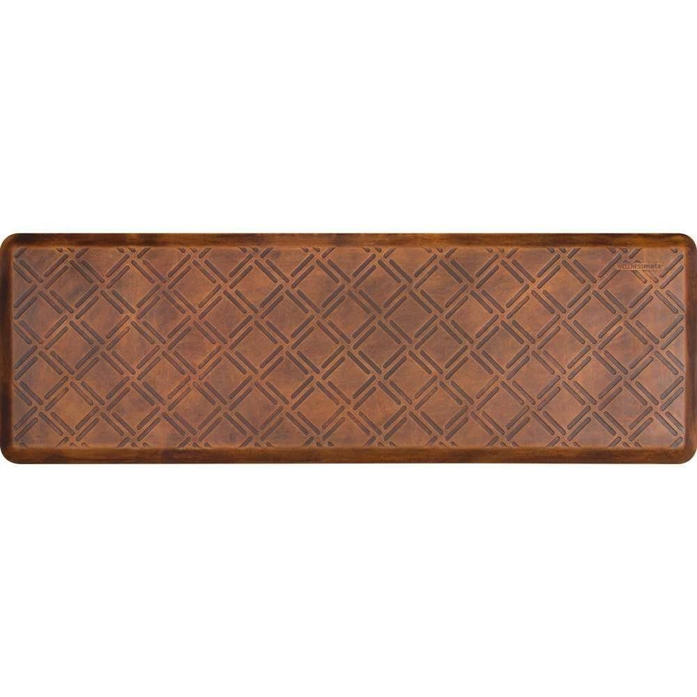 WellnessMats Antique Trellis Anti Fatigue Mat - Antique Light, 3&x2&