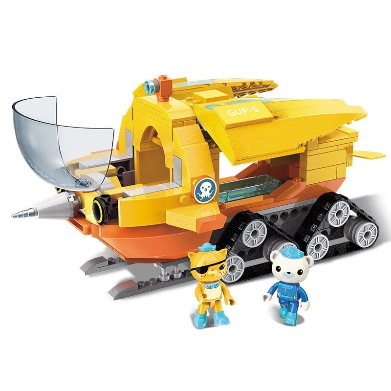 Octonauts Narwhal Boat Gup-s Building Blocks Toy Set