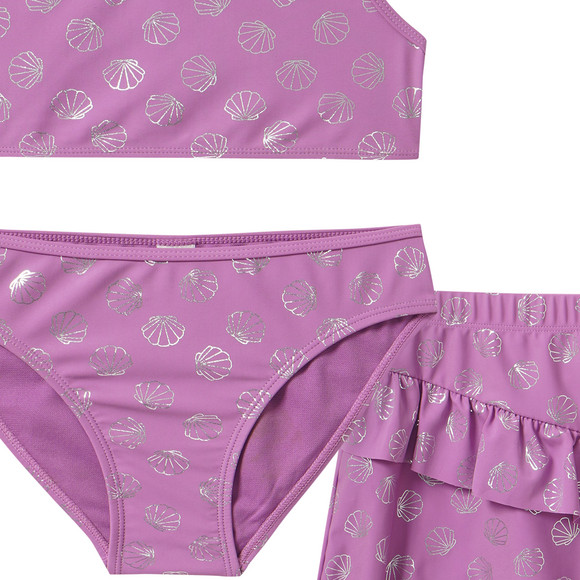 Topolino Mädchen Bikini und Baderock mit Glitzer