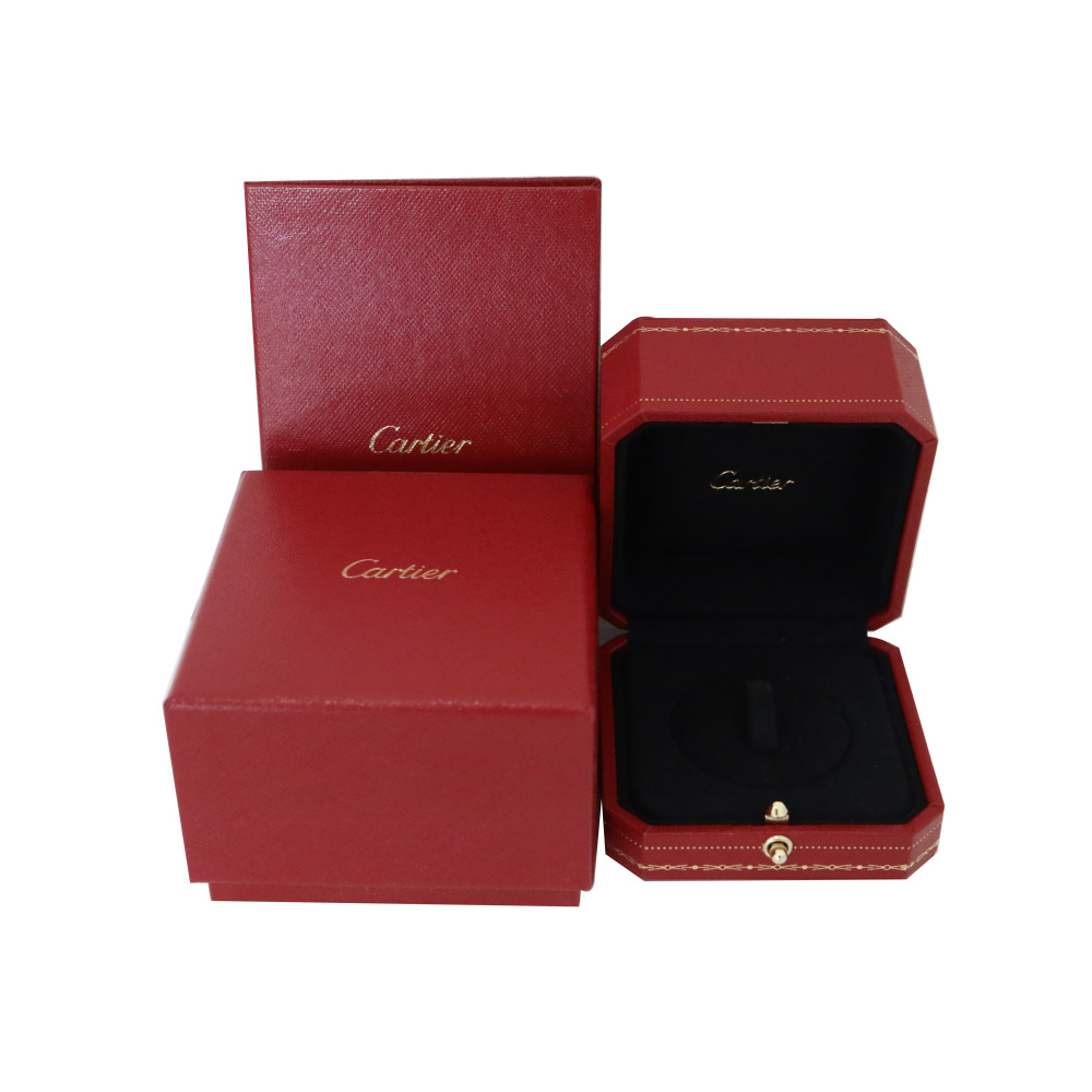 Cartier Trinity Cushion Classic Model Ring Tri-Gold B4240600