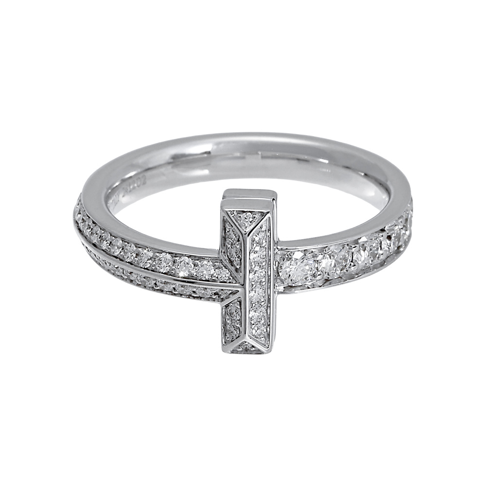Tiffany & Co. Tiffany T One Ring 18K White Gold Diamond 73125928