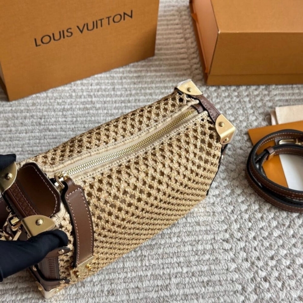 Louis Vuitton Side Trunk MM Natural Brown 23cm M14405