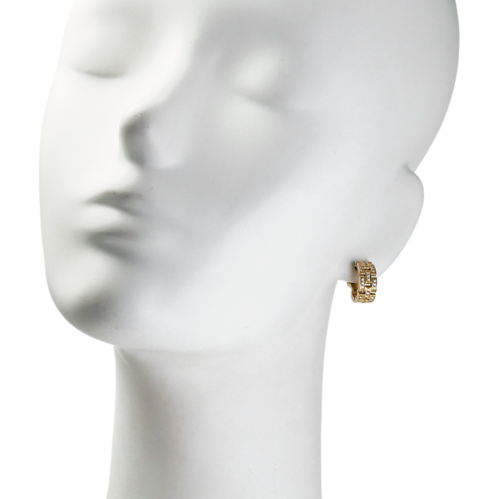 Cartier Mayon Pantale Earrings 18K Yellow Gold
