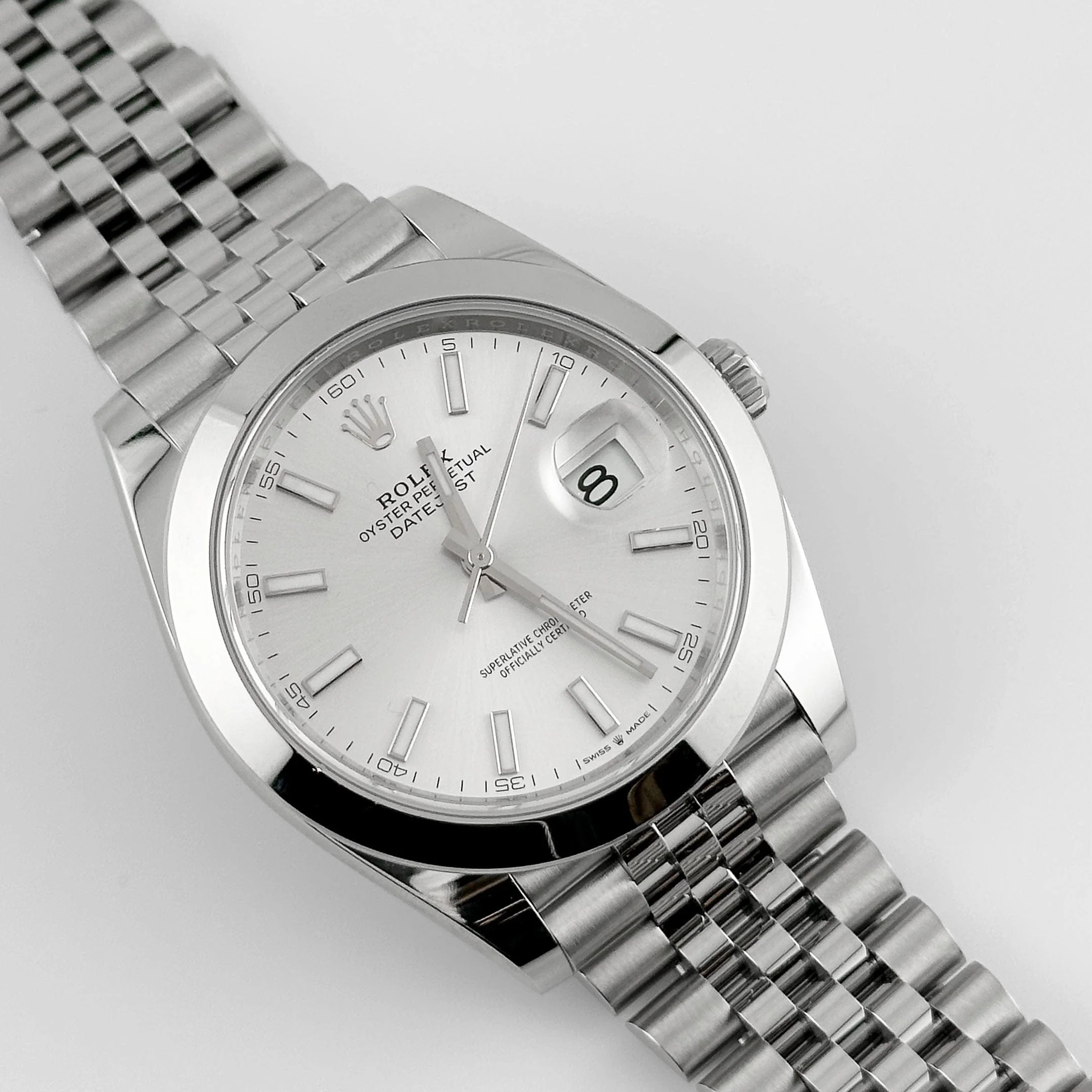 Rolex Datejust 41 126300 Stainless Steel Silver Dial Jubilee (2025)