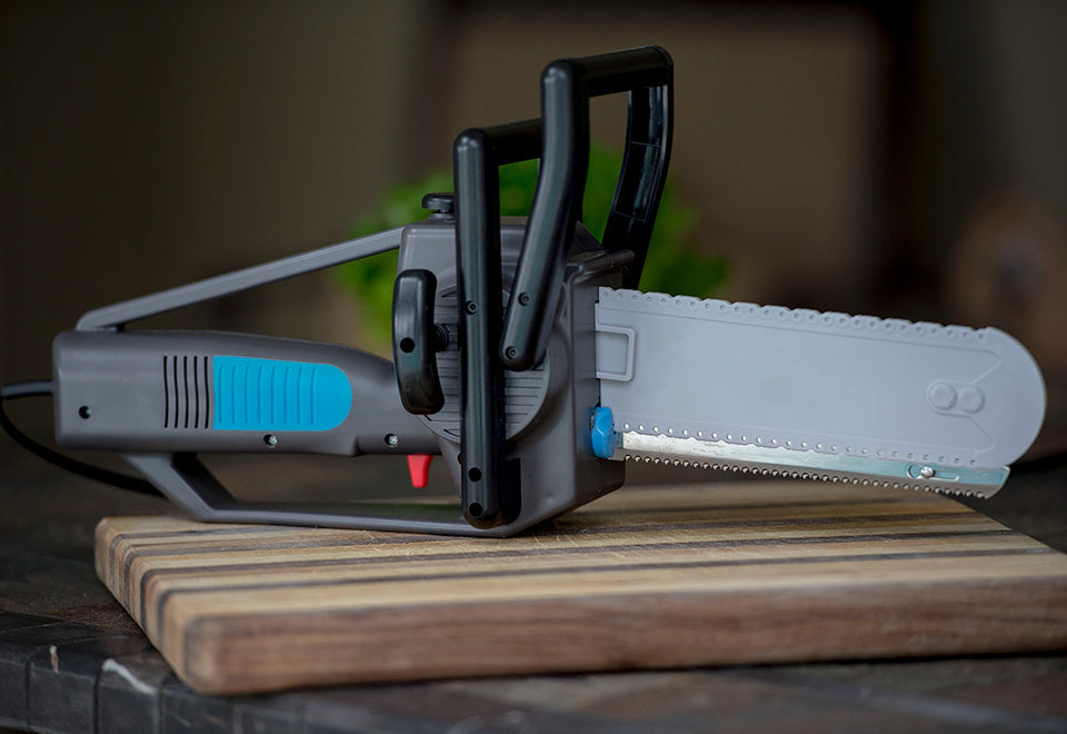 Mighty Carver 6007532 6 x 19 in. Gray Plastic and Stainless Steel Electric Chainsaw Knife