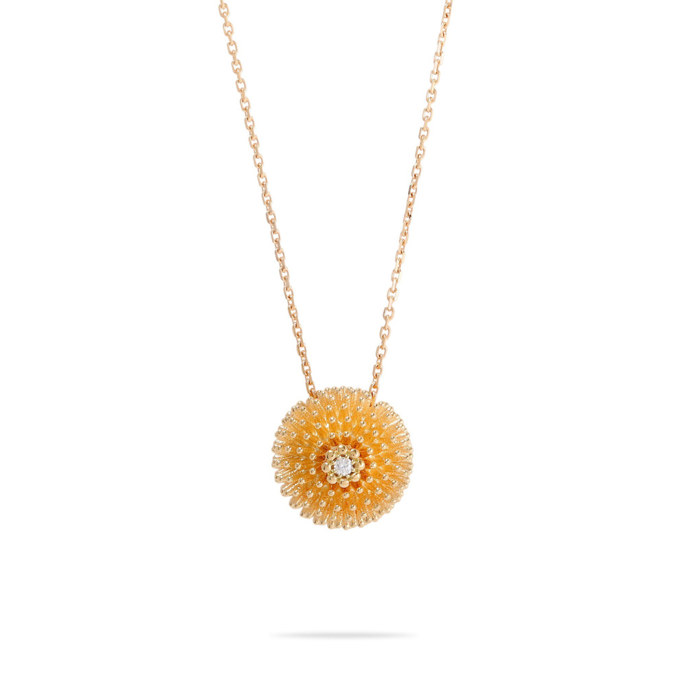 Cartier Cactus Necklace 18K Rose Gold Diamond B7224562