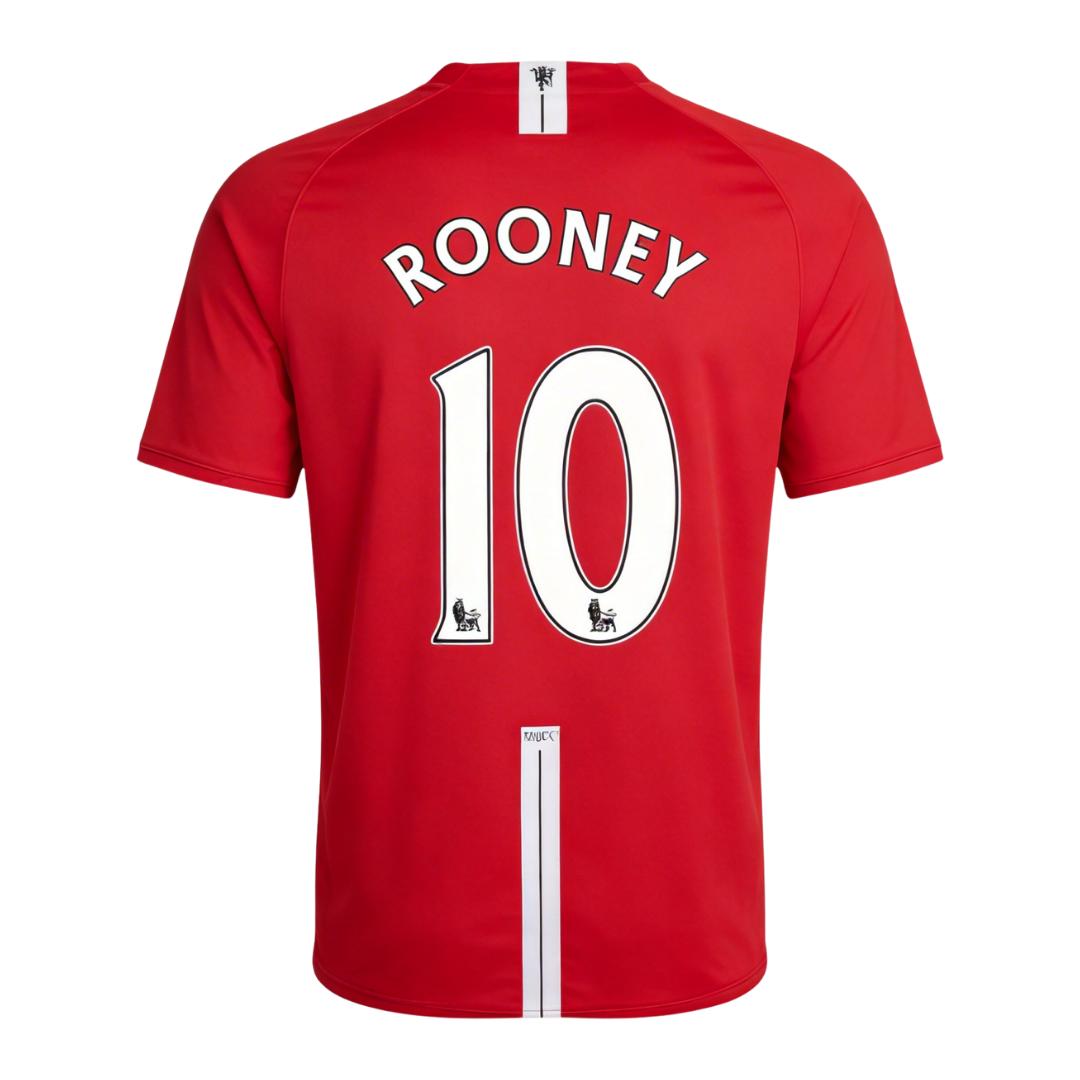 Retro Soccer Jersey ROONEY #10 Manchester United Home 2007/08