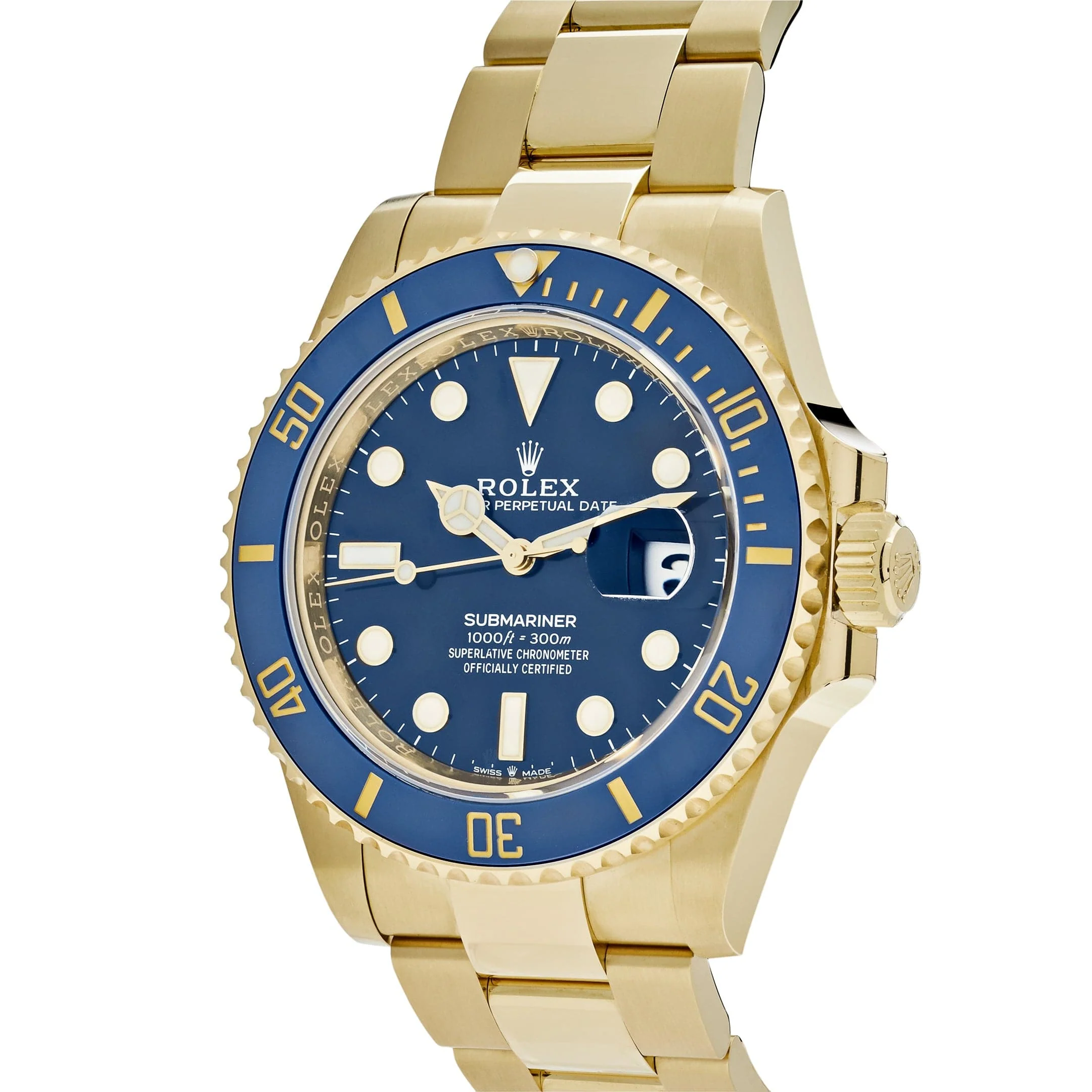 Rolex Submariner Date 126618LB Yellow Gold Blue Dial (2020)