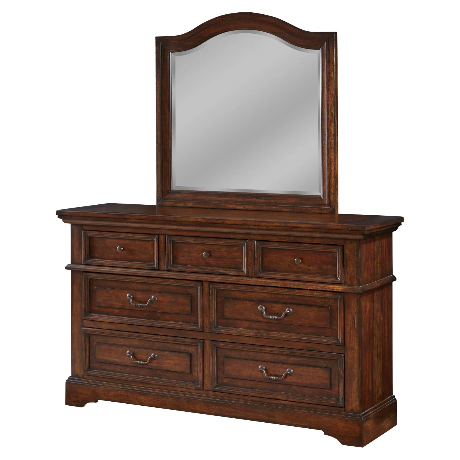 American Woodcrafters Stonebrook 7 Drawer Dresser