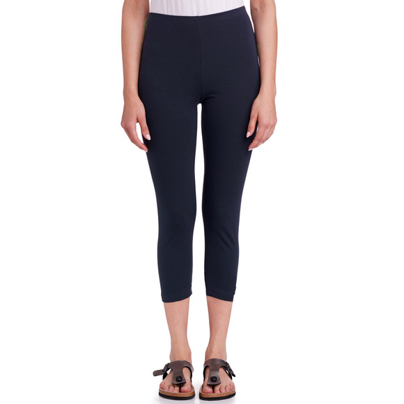 Famy 2 Damen 3/4-Leggings unifarben