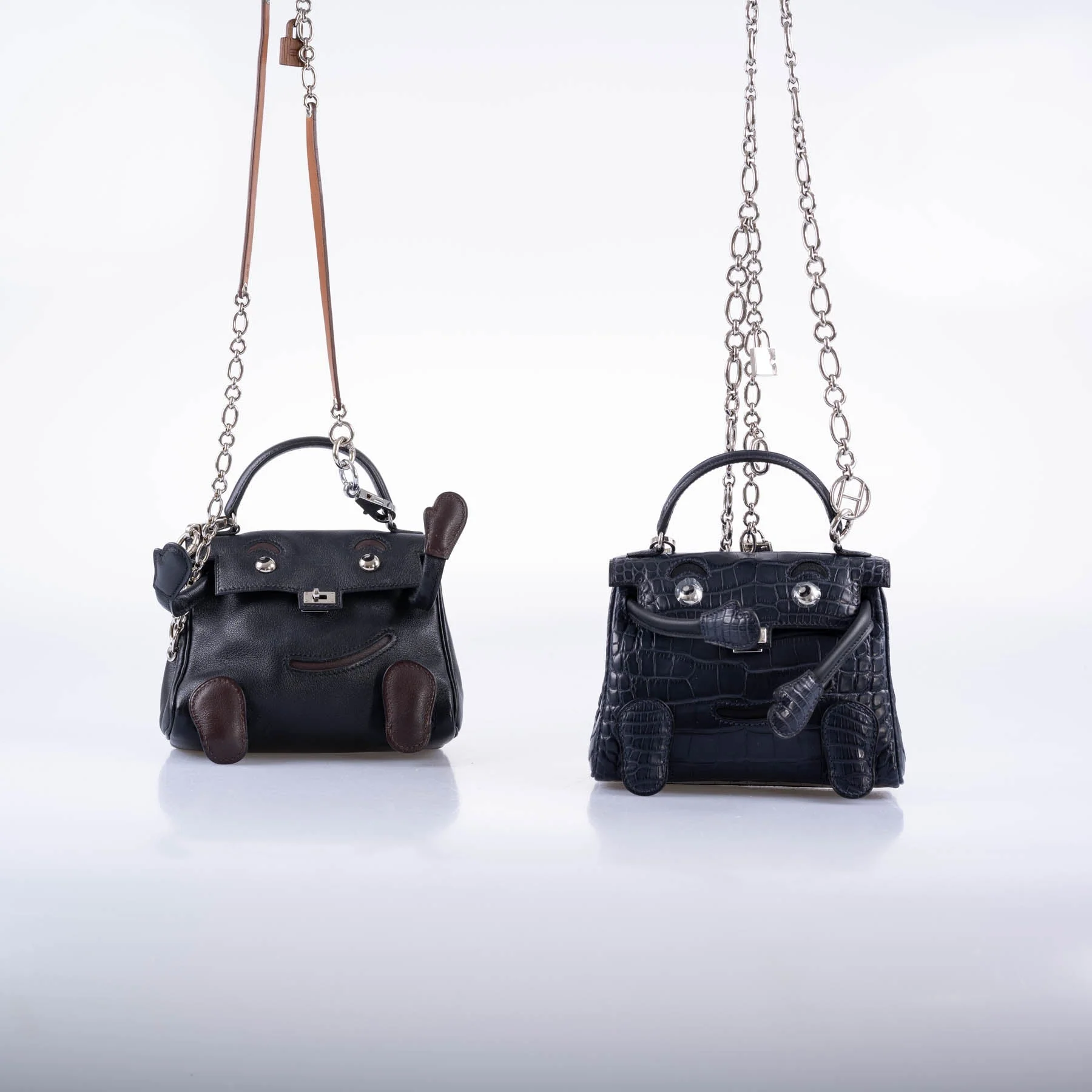 Hermès Kelly Doll Quelle Idole Noir Gulliver Palladium Hardware