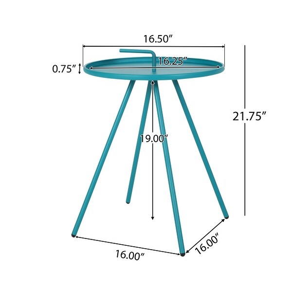 Durable Side Table Modern Style with Straight Legs and Clean Lines 20.00