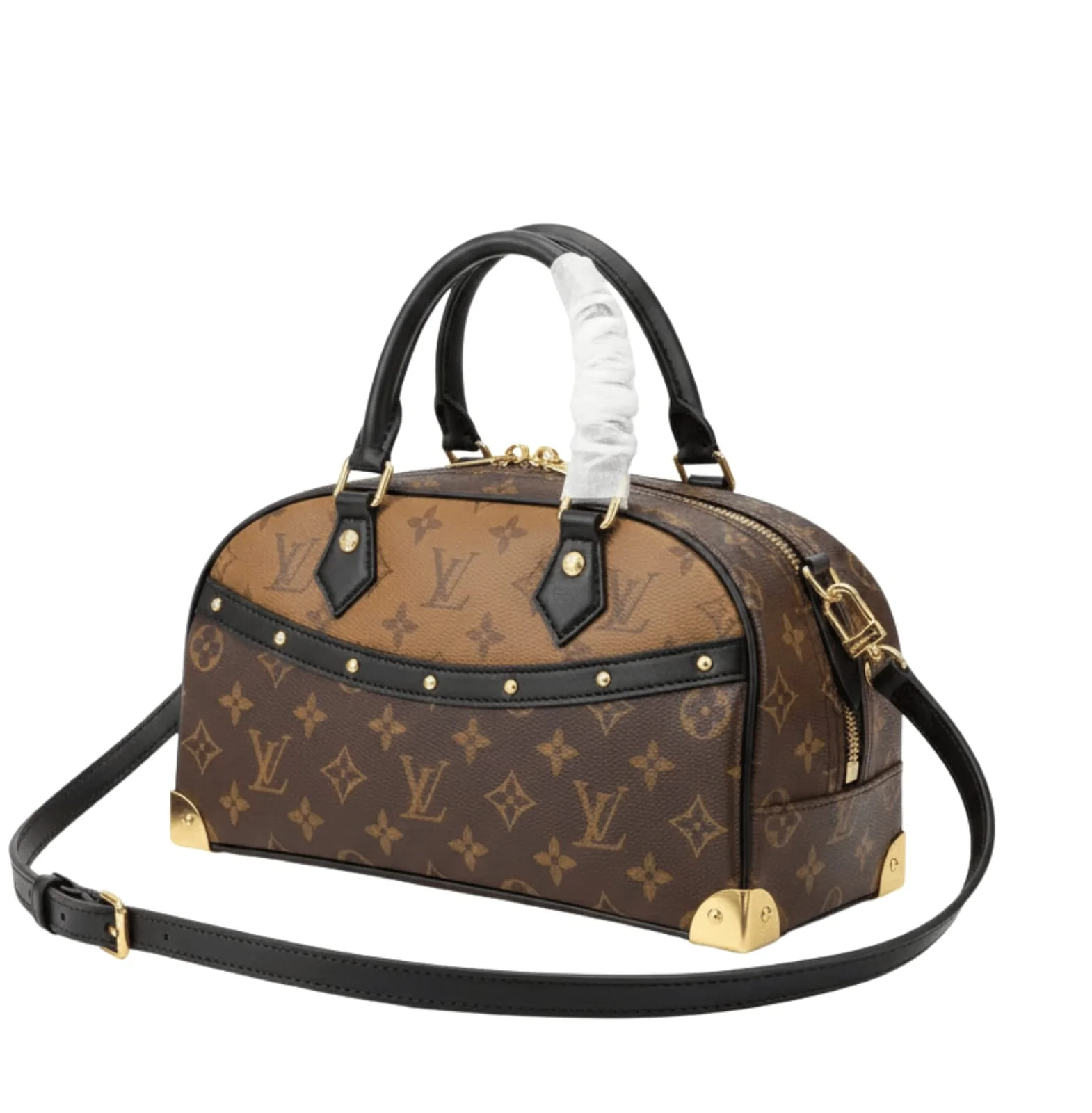 Louis Vuitton Bag | Brown Monogram Petite Malle Souple Bag