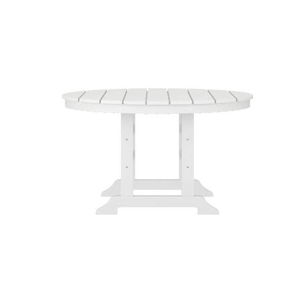 Commercial All Weather Adirondack Table and 4 Chairs with Cupholders