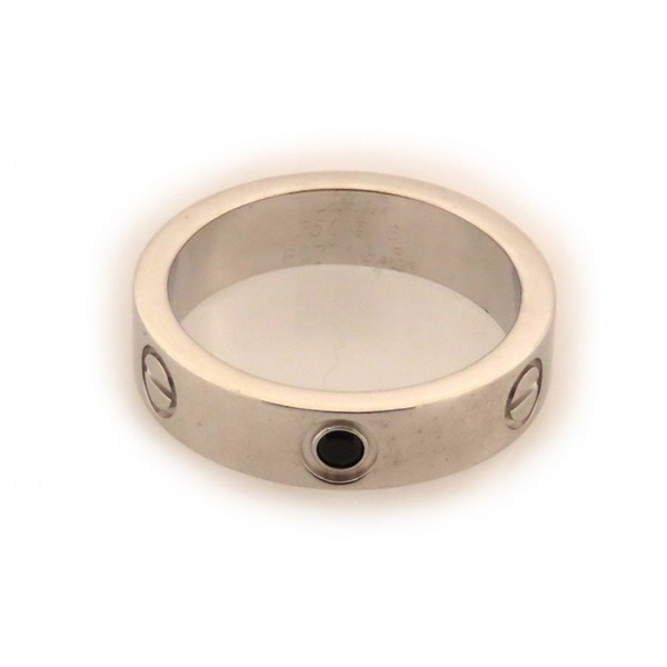 Cartier Love Mens Ring 18K White Gold