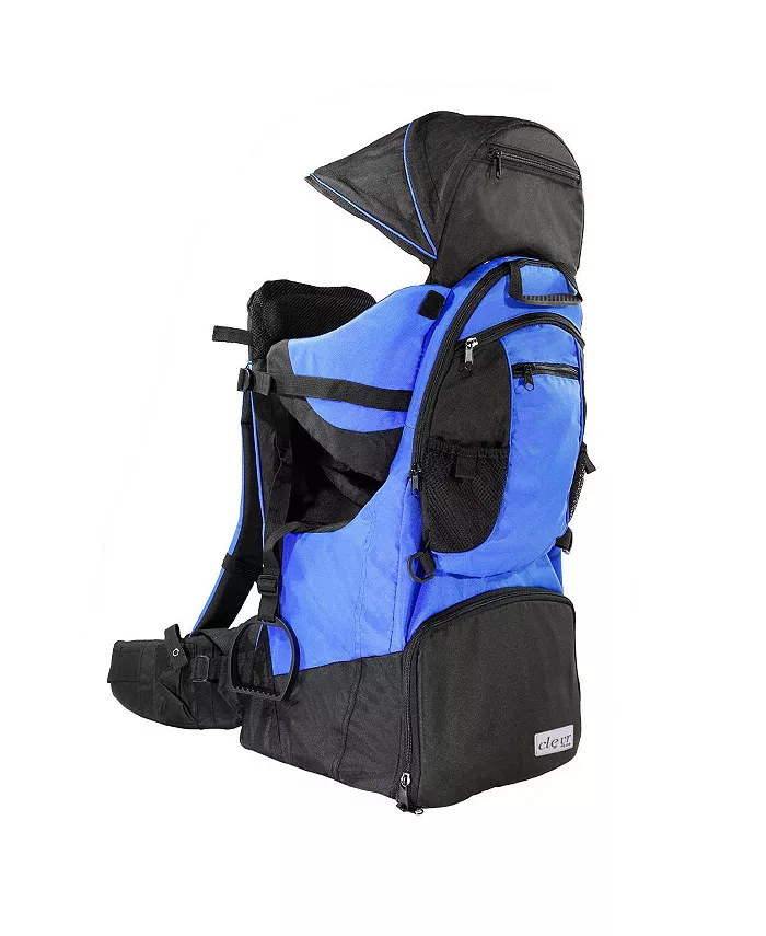 ClevrPlus Deluxe Outdoor Child Backpack Baby Carrier Light Outdoor Hiking, Blue