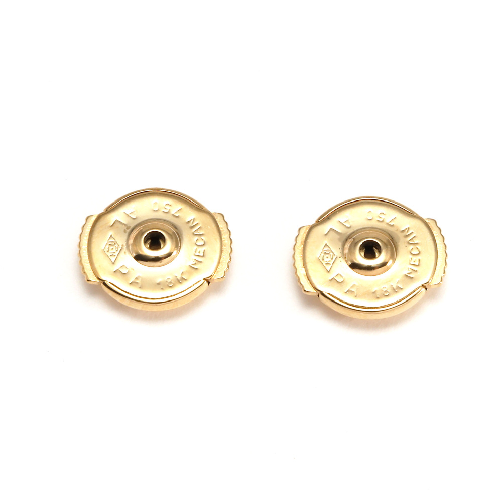 Van Cleef & Arpels Sweet Alhambra Heart Earrings 18K Yellow Gold Mother of Pearl