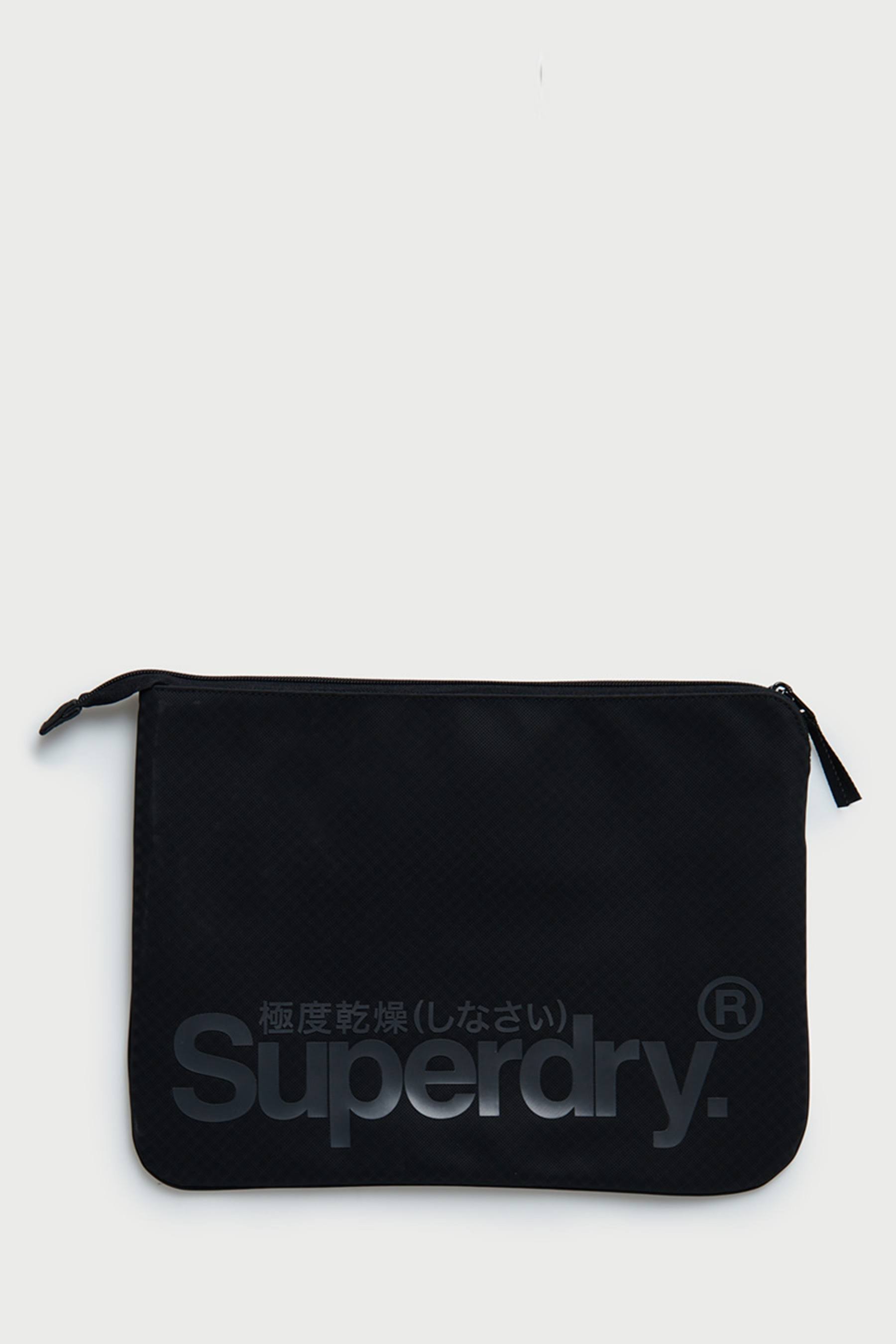Superdry Men&s Combray Tarp Laptop Case Black Size: 1Size