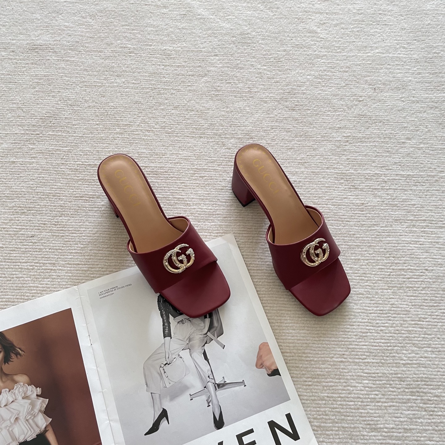 Gucci Double G Chunky Heel Sandals - cnluxepick
