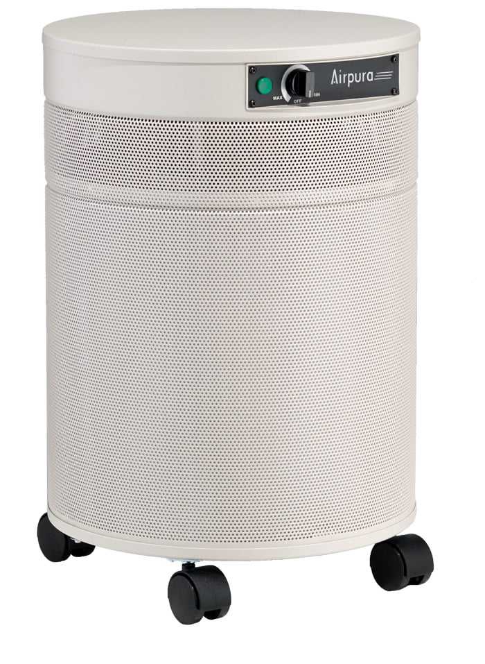 Airpura  Powdered Coated Galvanized Metal Air Purifier In Black Finish F600DLX
