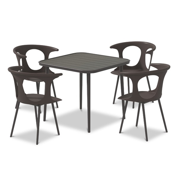 5 Piece Patio Dining Table Set