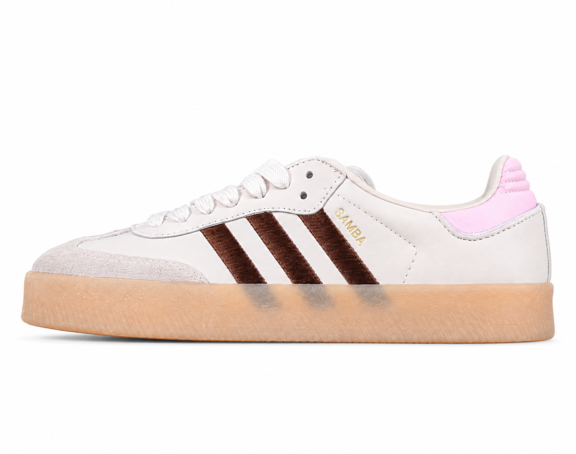 Adidas Samba Vegan Grey/Pink/Brown ID3737